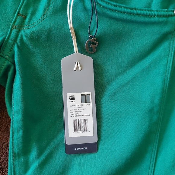 G star midge Cody skinny jeans nwt  size 24 - Picture 8 of 9